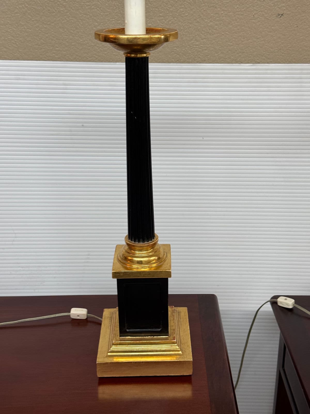 Neoclassical Style Column Buffet Table Lamps, Pair - Thumbnail 9