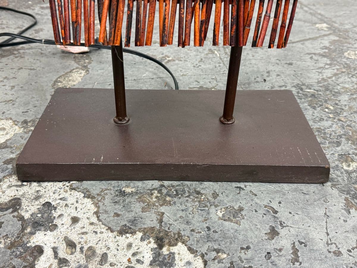 Sculptural Red Bamboo + Red Lights Floor Lamp - Thumbnail 12