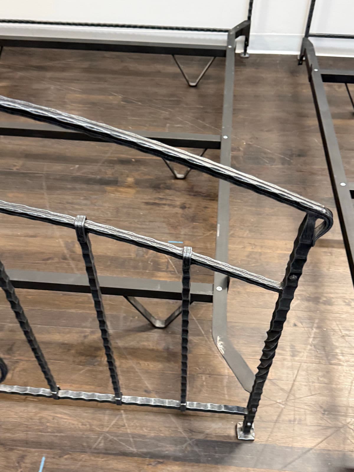 Full Size Claudio Rayes Wrought Iron Bed Frame, Model 28 - Thumbnail 7