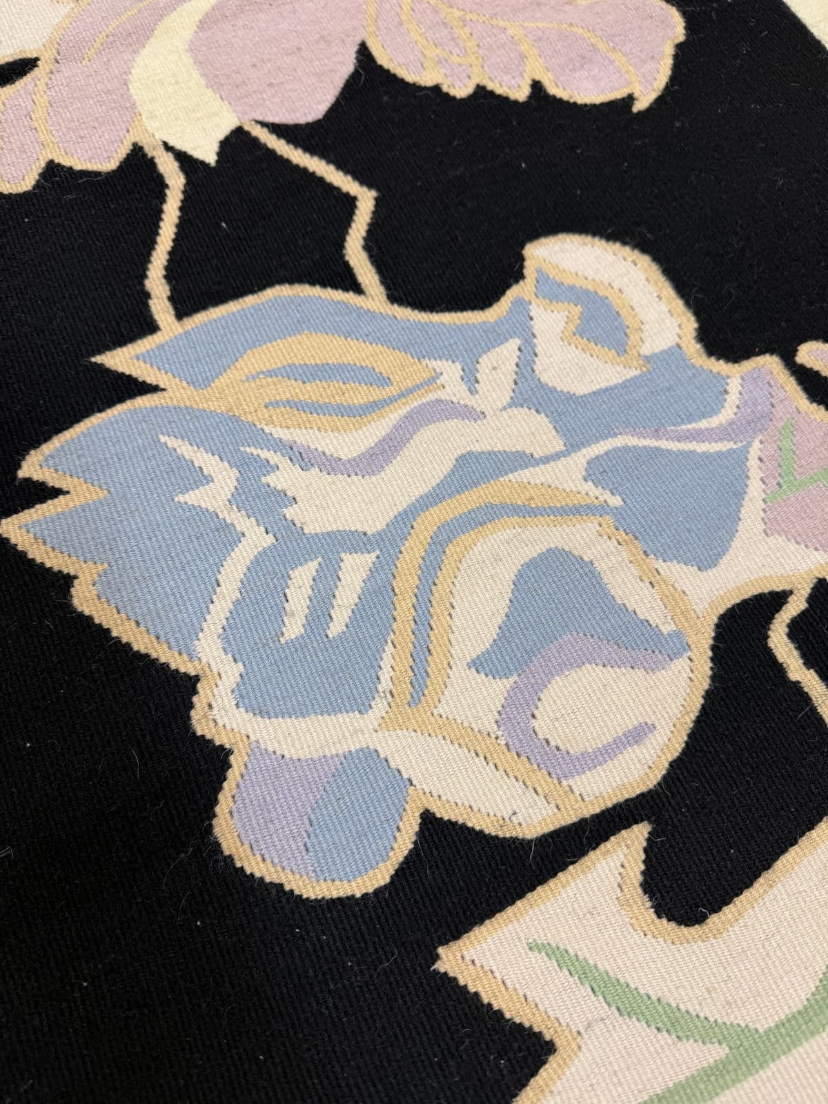 5ft × 7ft 4in Starck Romanian Kelim Rug, Circa 1990 - Thumbnail 11