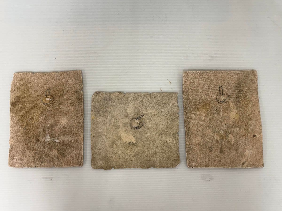 Mad Monk Art Koi Fish Ceramic Wall Tiles, Set of Three - Thumbnail 13