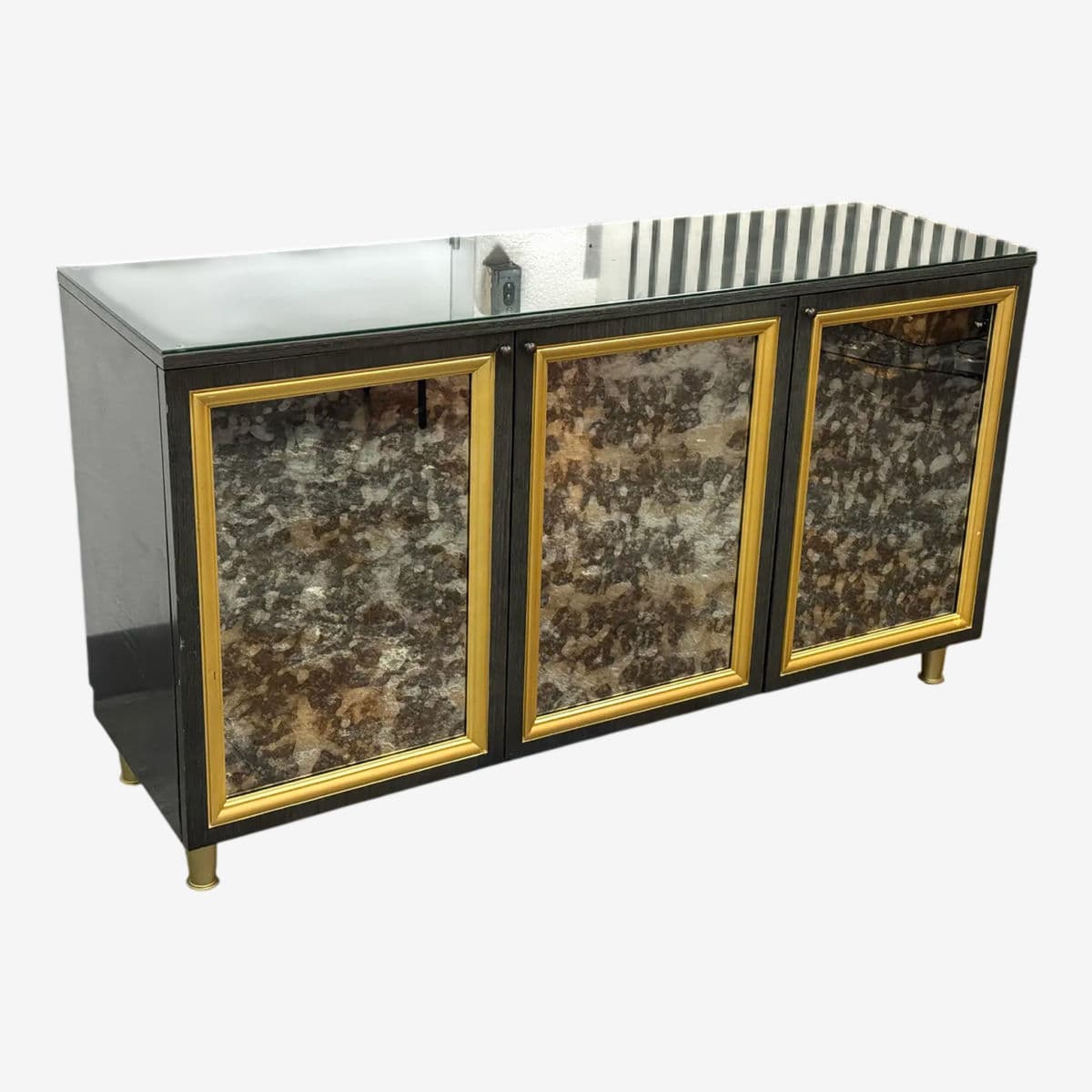 Mark David Designs Bespoke Media Console/Sideboard, Gold - Image 1