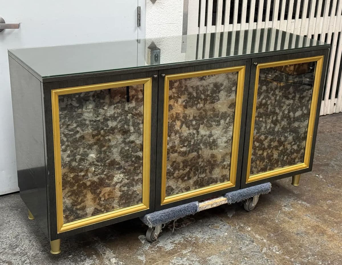 Mark David Designs Bespoke Media Console/Sideboard, Gold - Thumbnail 3