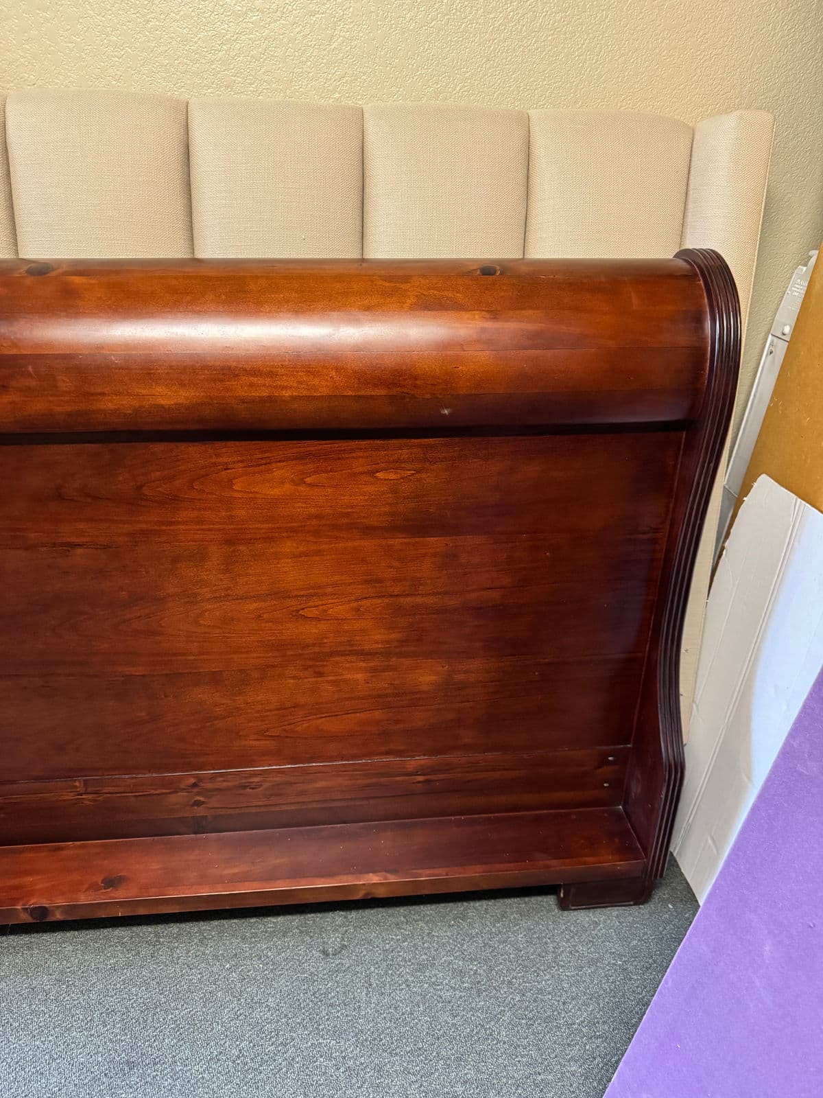 Queen Size Pottery Barn Sleigh Headboard - Thumbnail 12