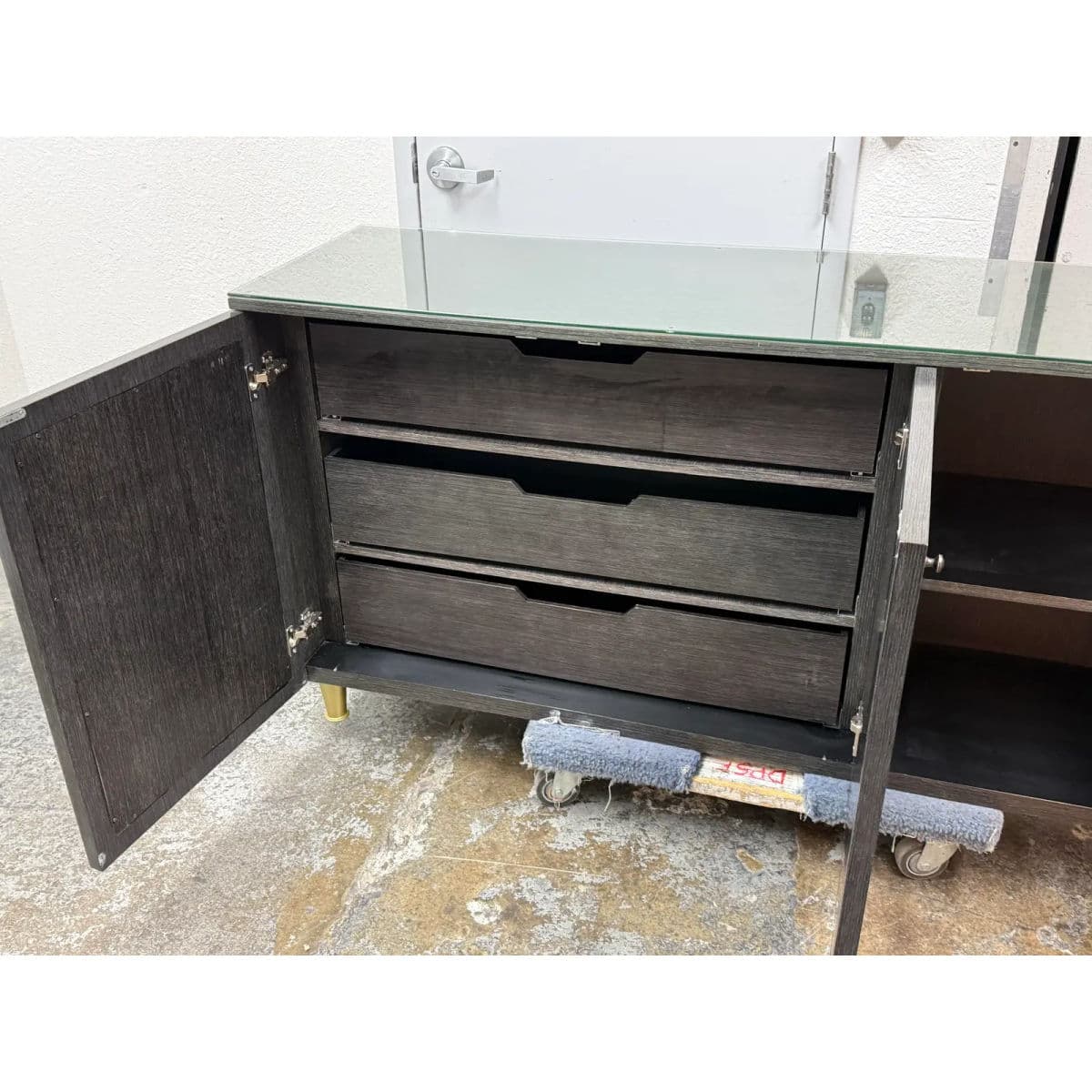 Mark David Designs Bespoke Media Console/Sideboard, Gold - Thumbnail 4