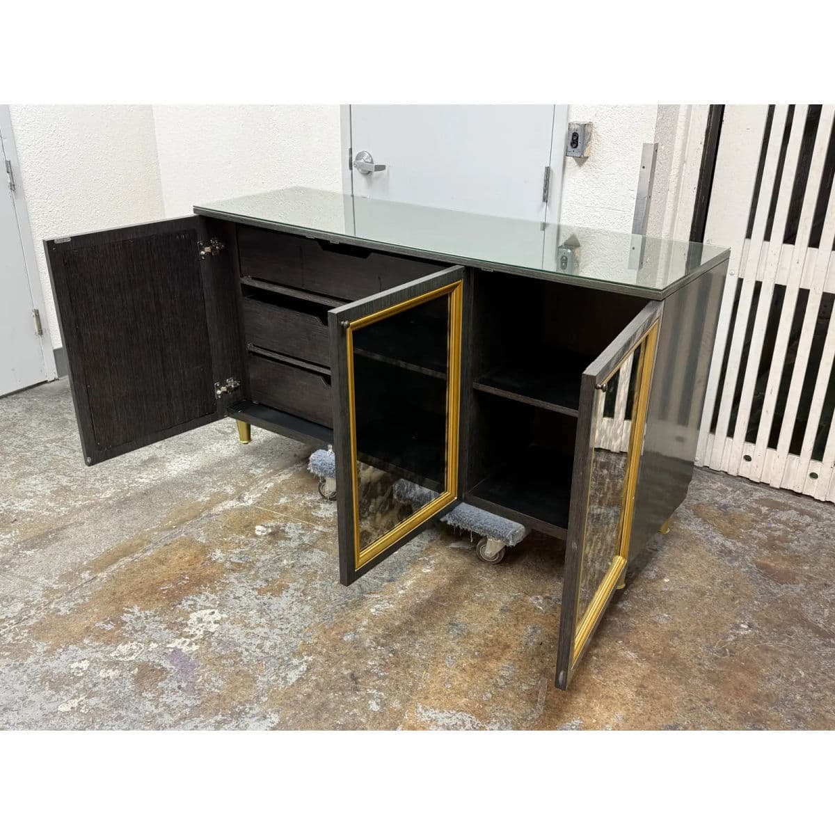 Mark David Designs Bespoke Media Console/Sideboard, Gold - Thumbnail 10