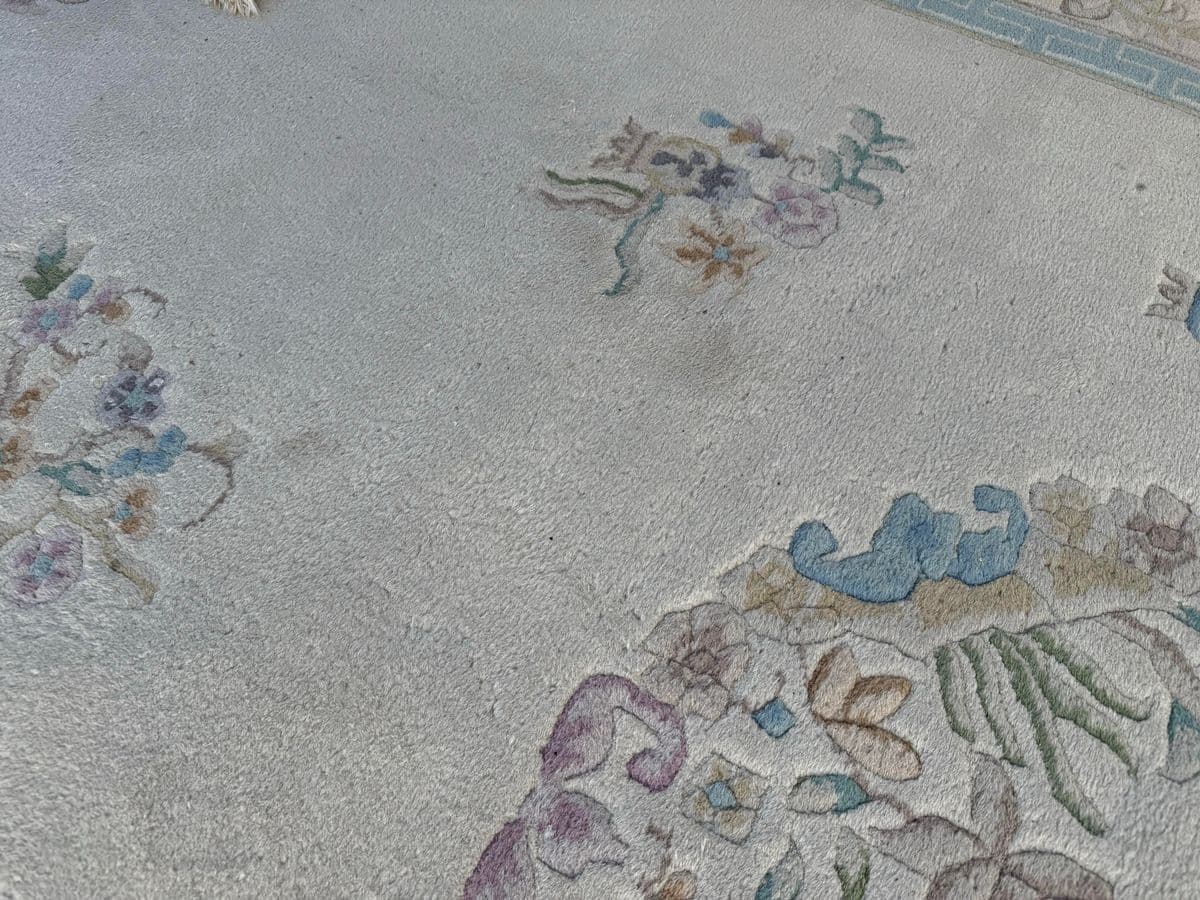 9ft 6in X 13ft 5in Turkish Hand Woven Oushak Area Rug - Thumbnail 13