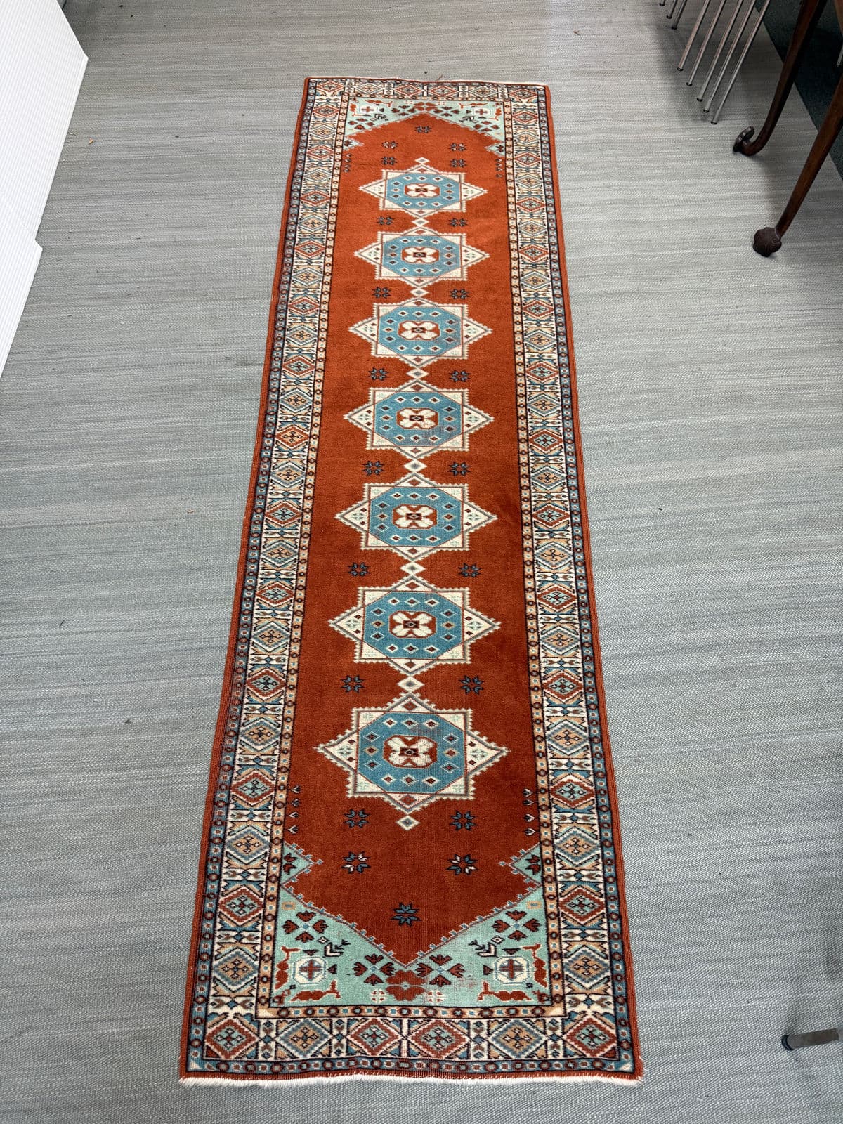 2ft 7in × 9ft Wool Runner - Thumbnail 3