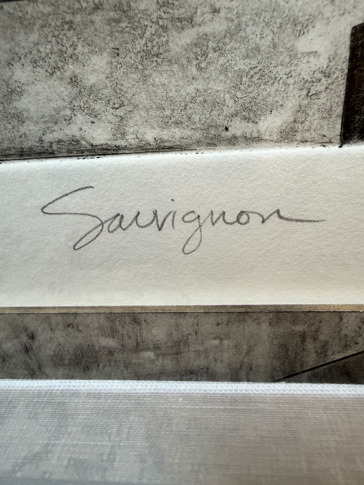 R. Kosgood Sauvignon Art Work, Signed - Thumbnail 6