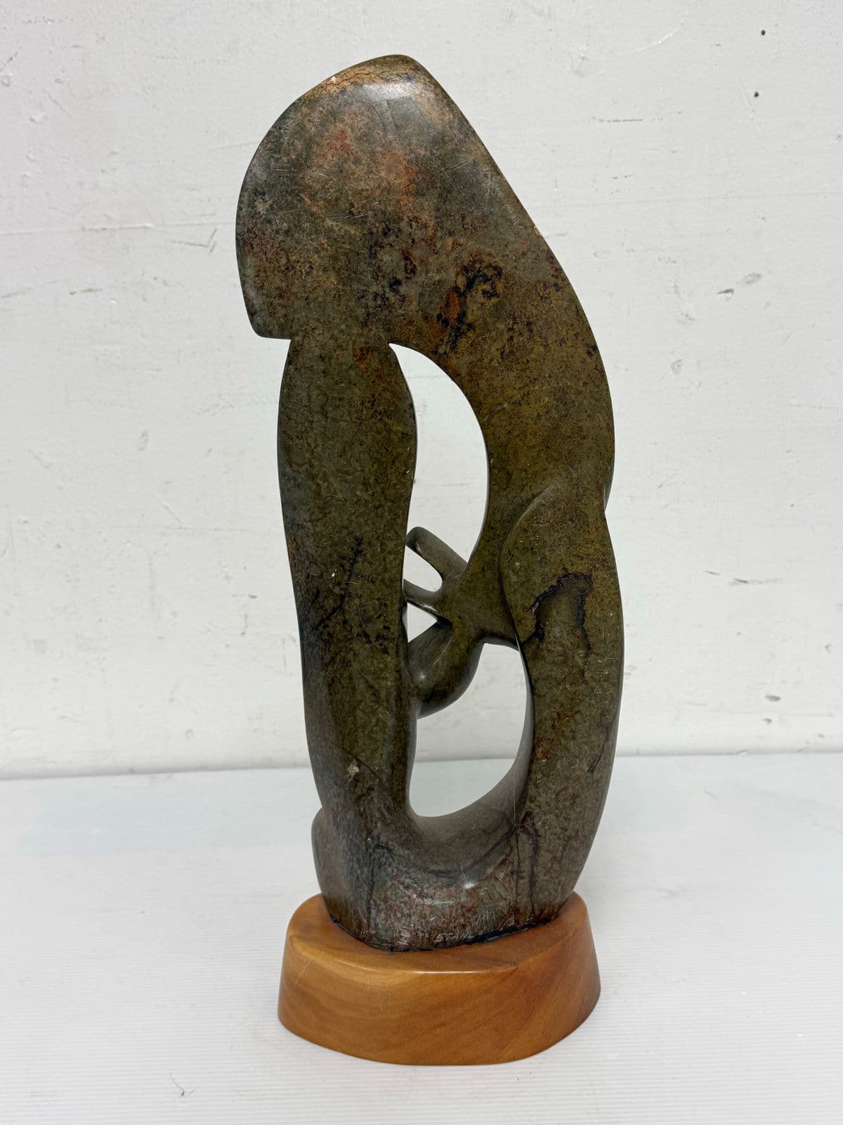 African Shona Stone Gazelle Sculpture - Thumbnail 5