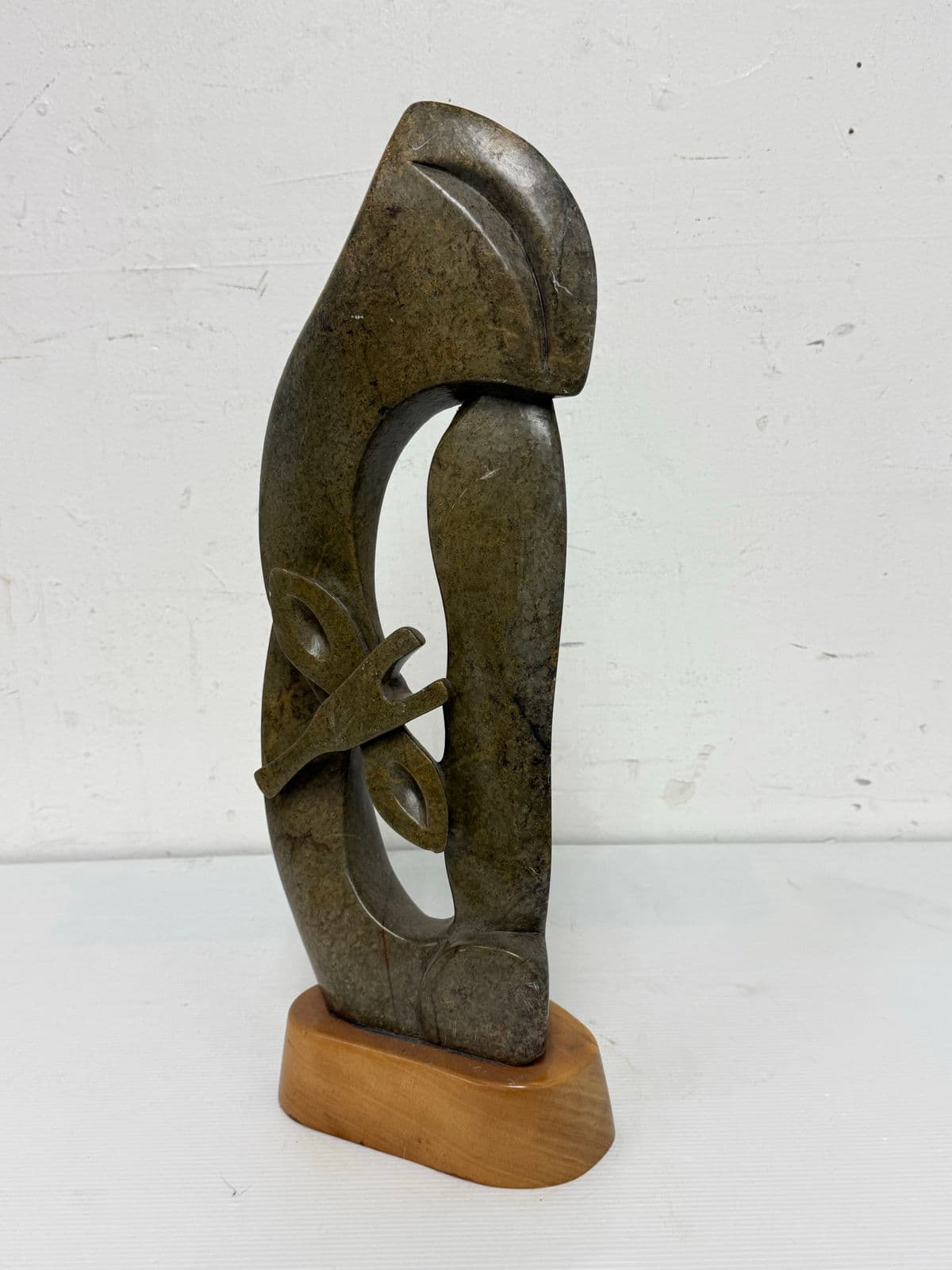 African Shona Stone Gazelle Sculpture - Thumbnail 3
