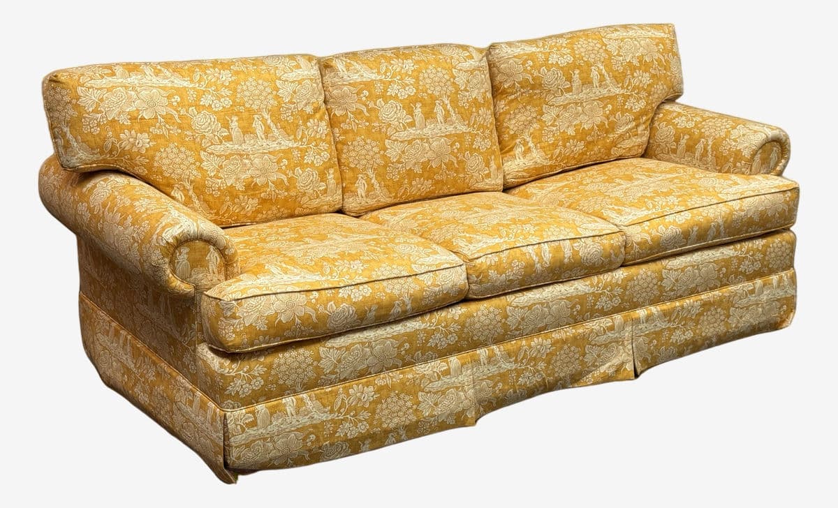 Queen Size French Pierre Deux La Declaration Sleeper Sofa - Image 1