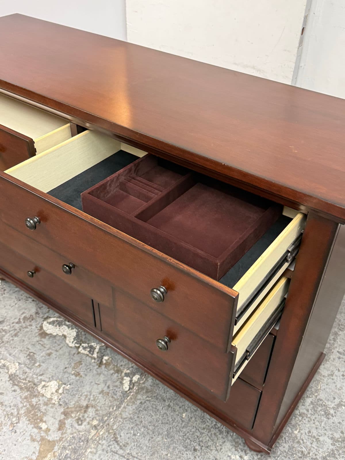 Aspenhome Cambridge Brown Cherry Dresser - Thumbnail 8