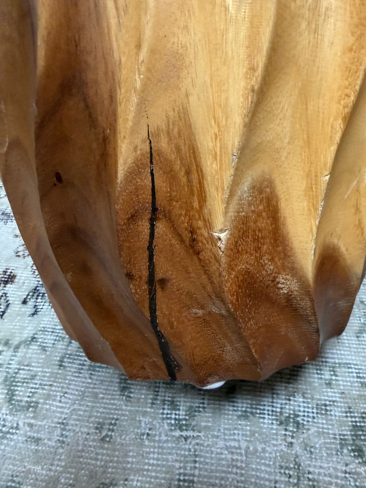 Organic Modern Maple Wood Stools, Pair - Thumbnail 7