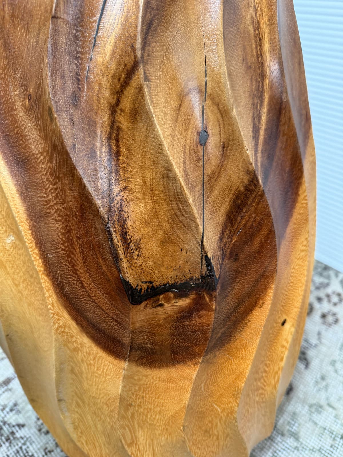 Organic Modern Maple Wood Stools, Pair - Thumbnail 8