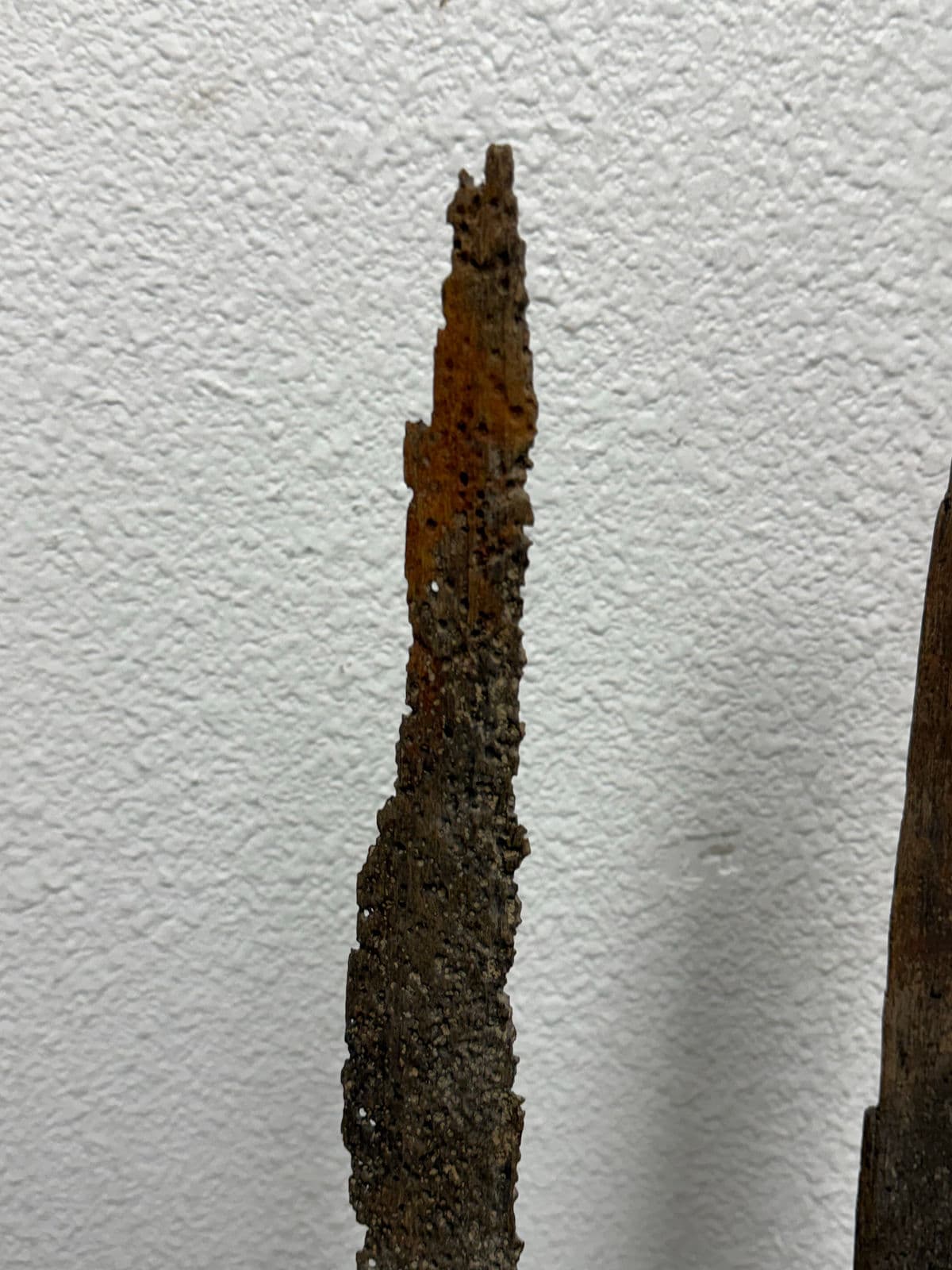 Wood + Iron Oar Artifacts on Stands, 19th Century - Thumbnail 9