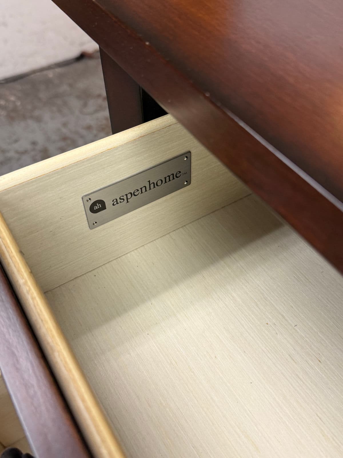 Aspenhome Cambridge Brown Cherry Dresser - Thumbnail 9