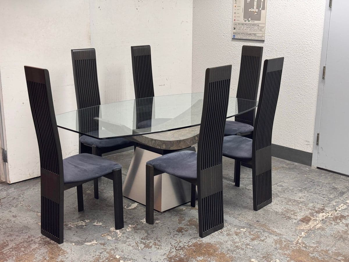 Pietro Costantini for Ello Furniture Italian Dining Chairs, Vintage Set of Six - Thumbnail 13