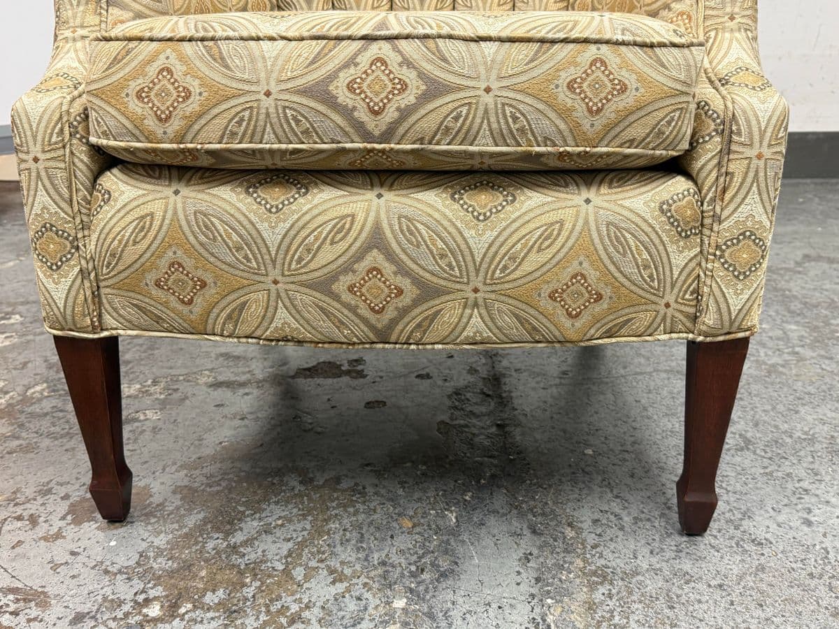 Channel Back Arm Chair, Vintage - Thumbnail 11