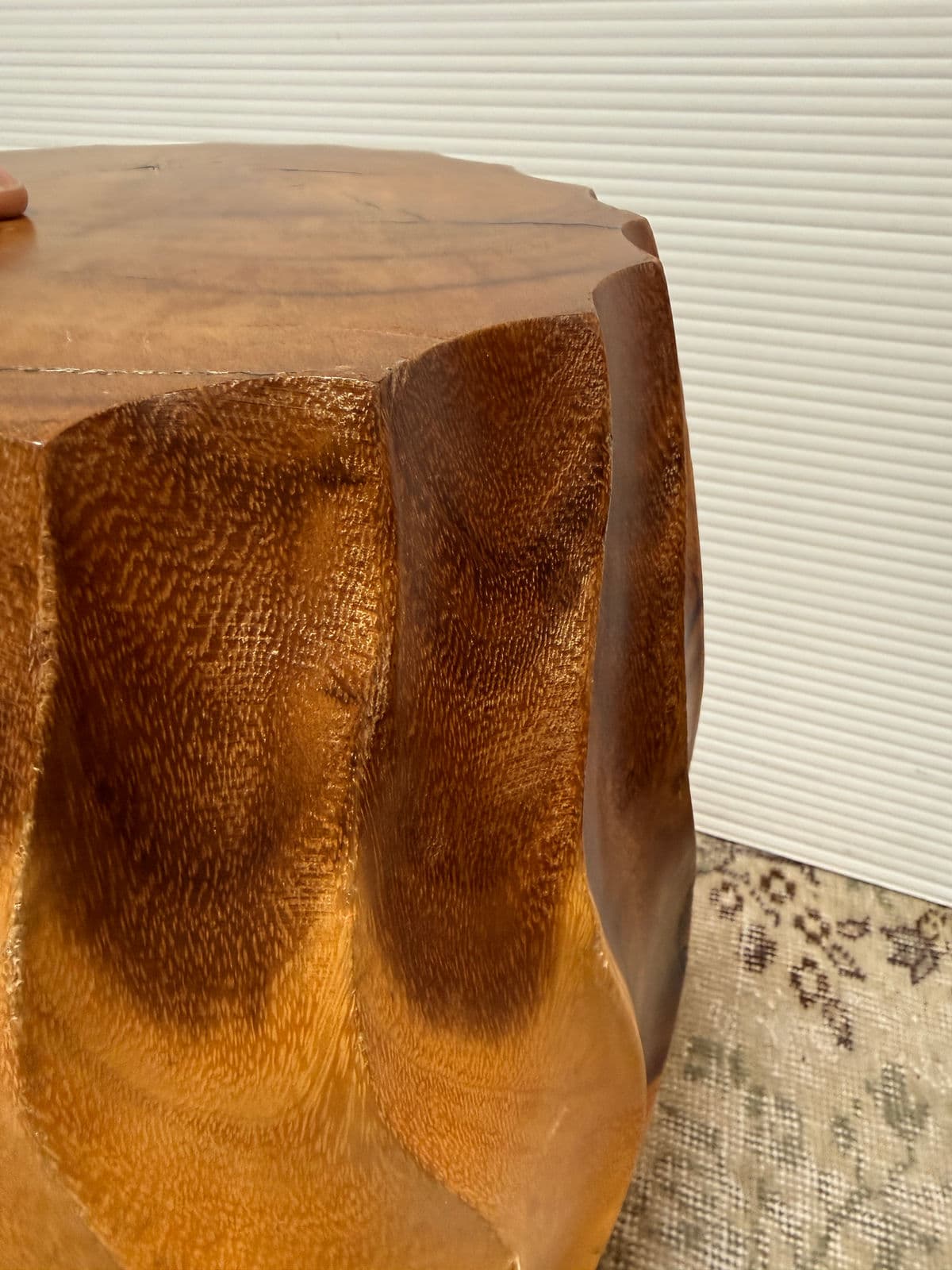 Organic Modern Maple Wood Stools, Pair - Thumbnail 11