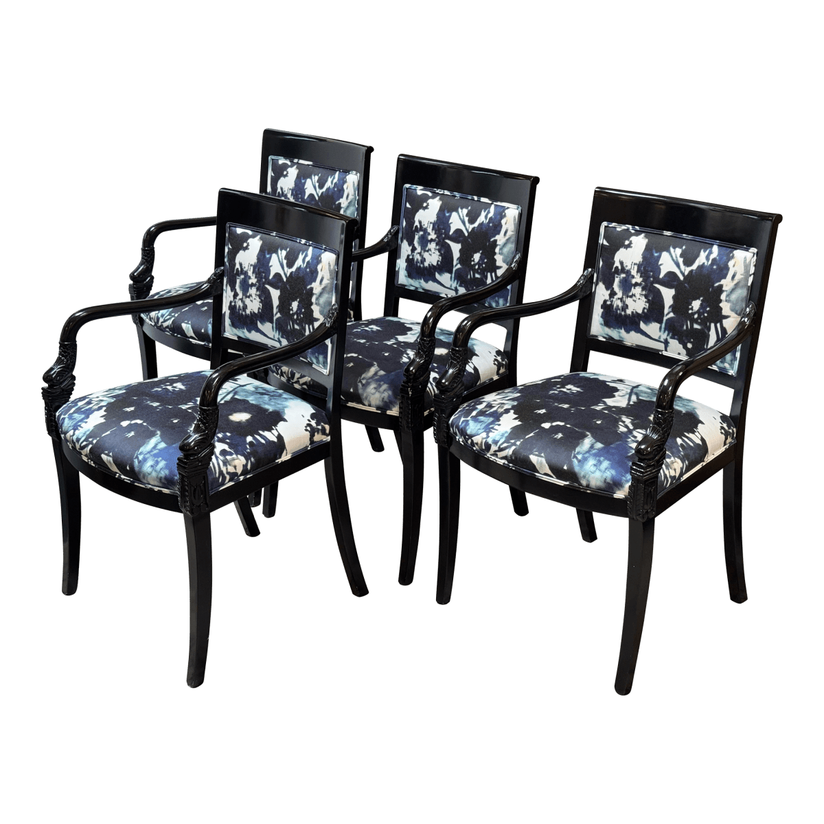 Roberto Barahona Bespoke Dining Room Chairs, Set of Four - Thumbnail 2