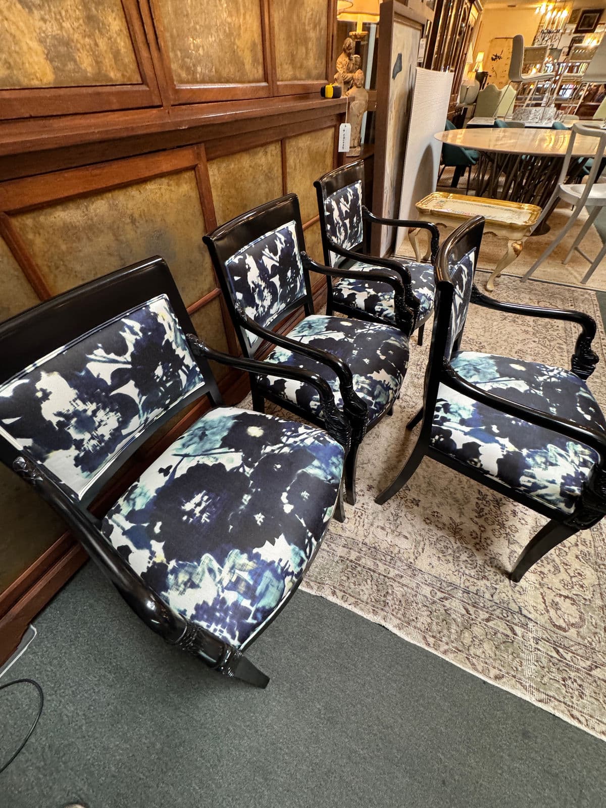 Roberto Barahona Bespoke Dining Room Chairs, Set of Four - Thumbnail 6