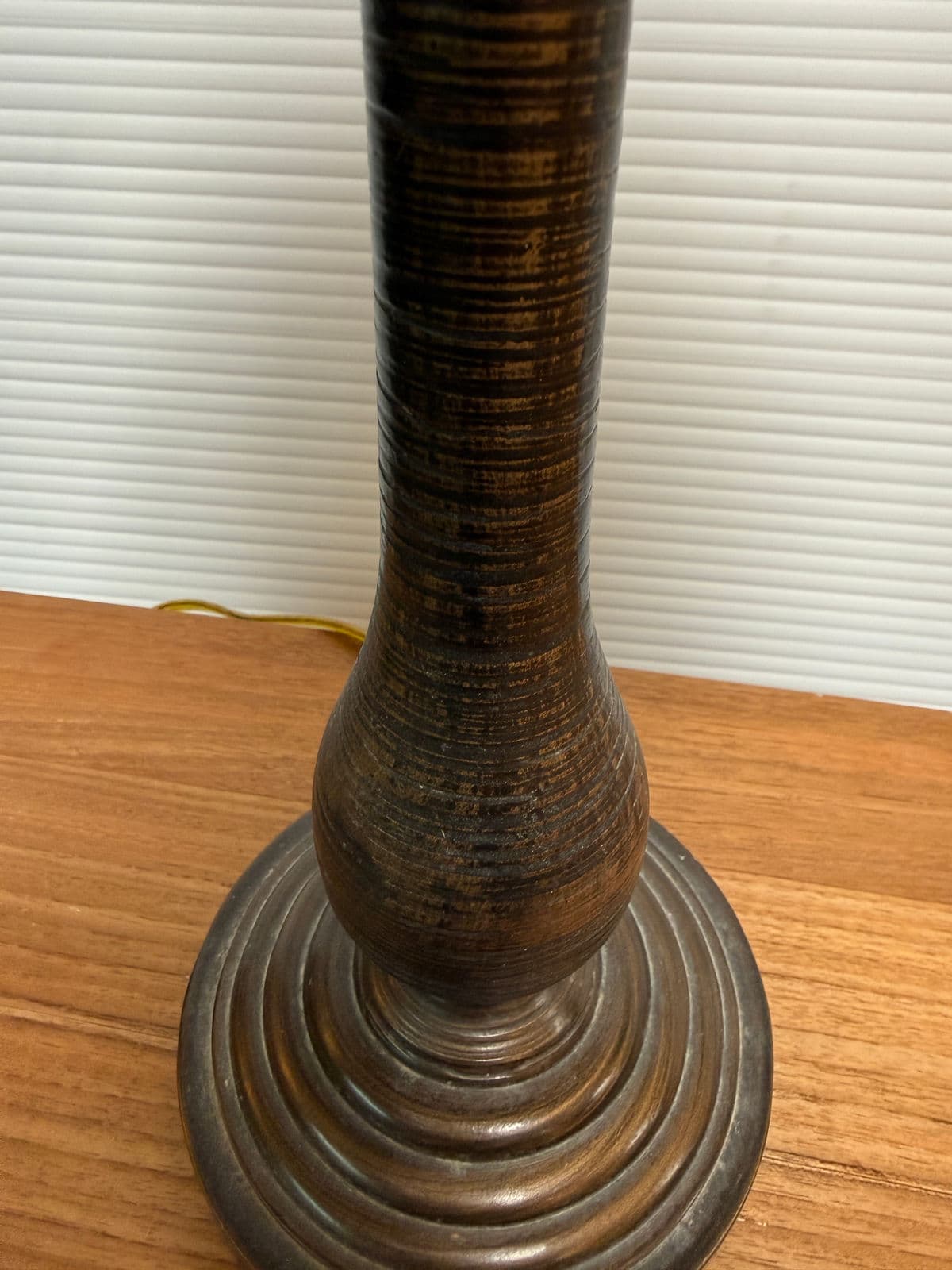 Tropical Palm Tree Table Lamp With Beaded Shade - Thumbnail 12