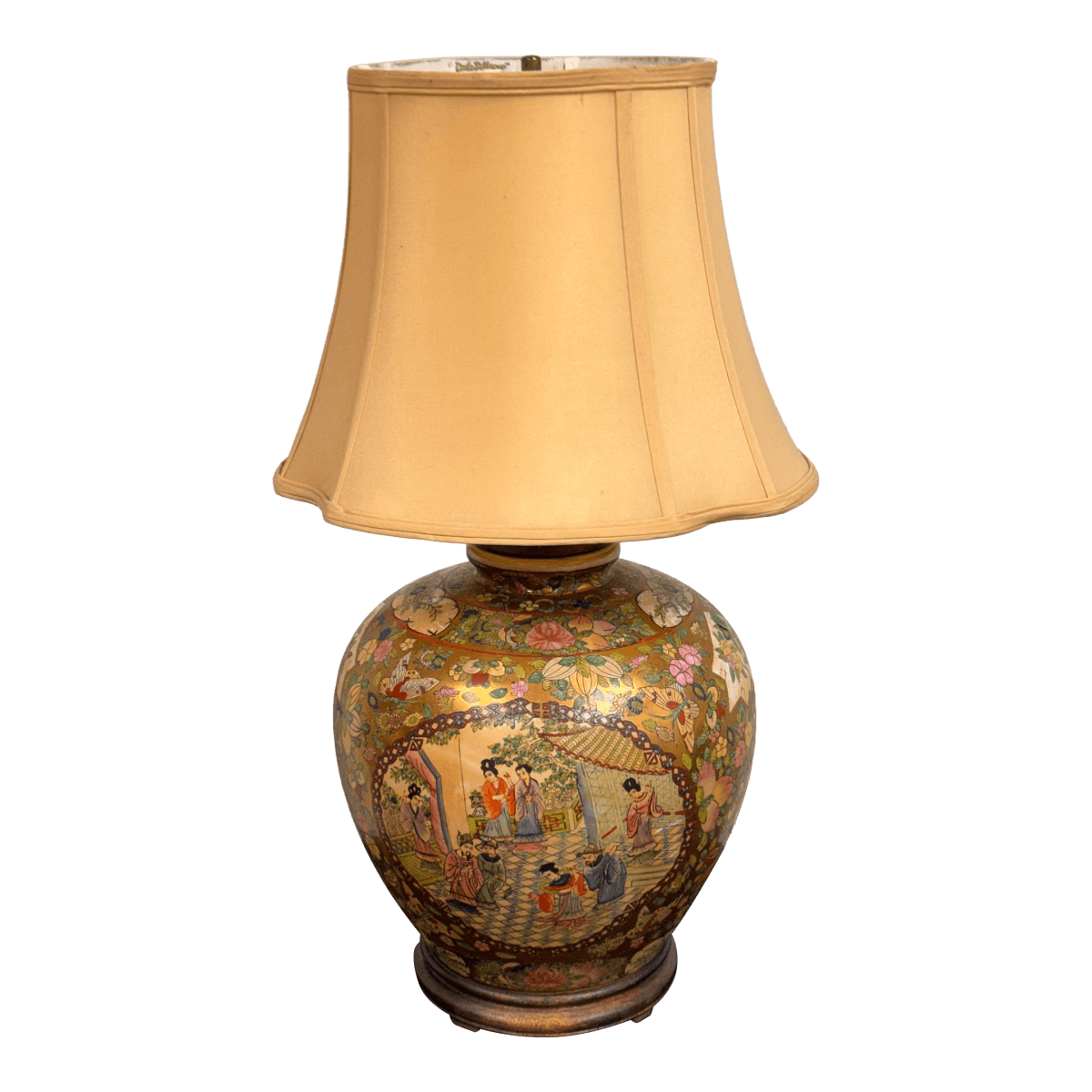 Kalart Satsuma Style Porcelain Table Lamp - Thumbnail 2