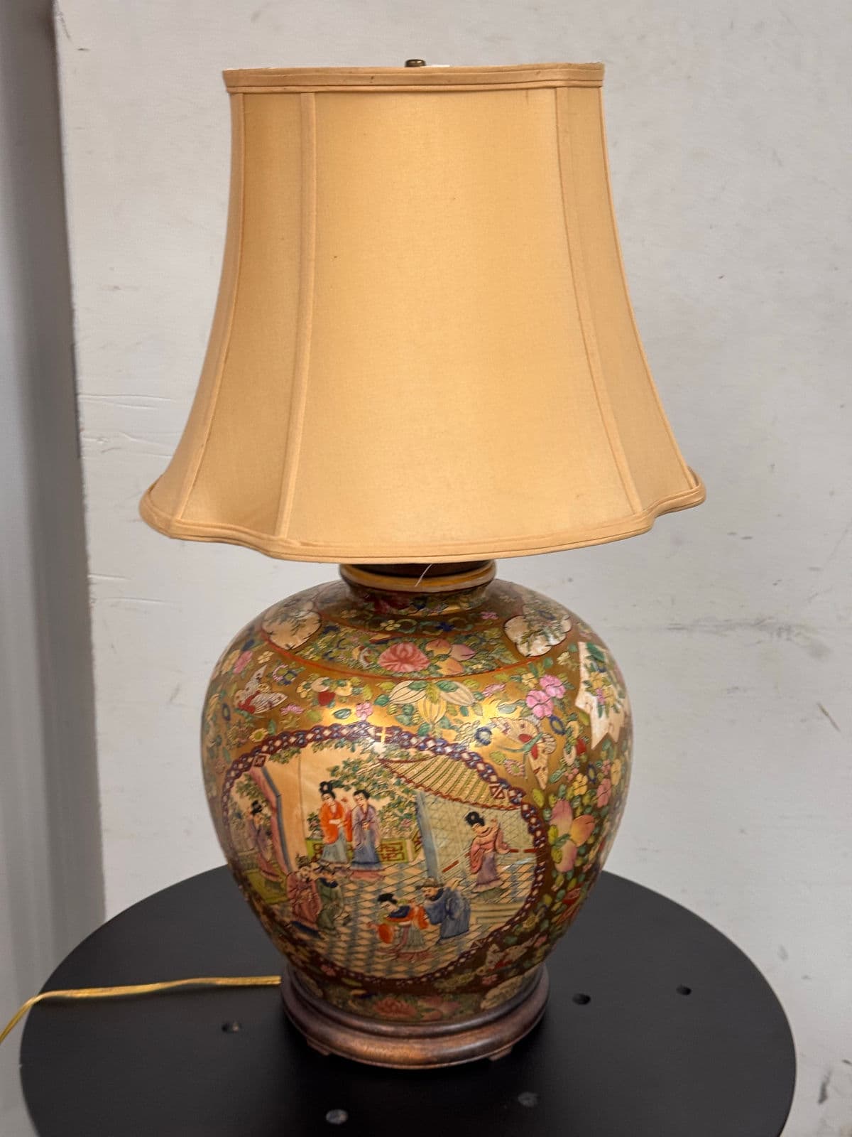 Kalart Satsuma Style Porcelain Table Lamp - Thumbnail 10