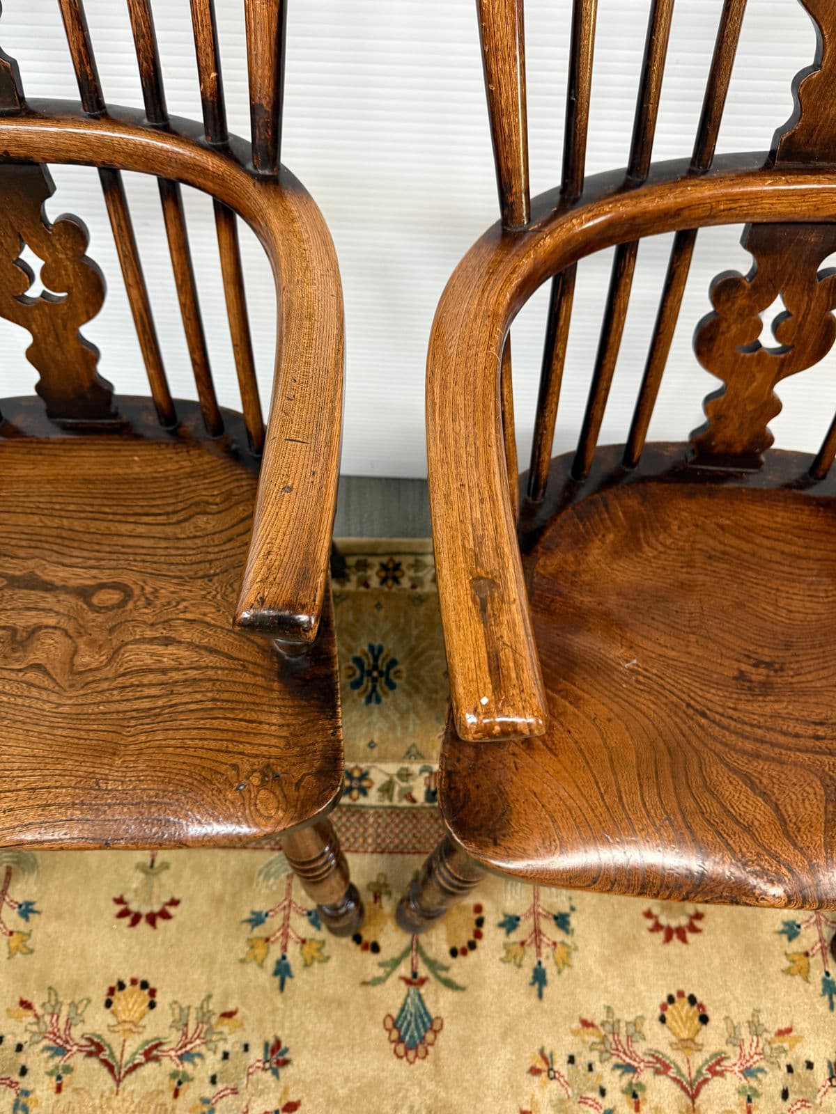 Antonios Antiques English Windsor Armchairs, Pair - Thumbnail 5