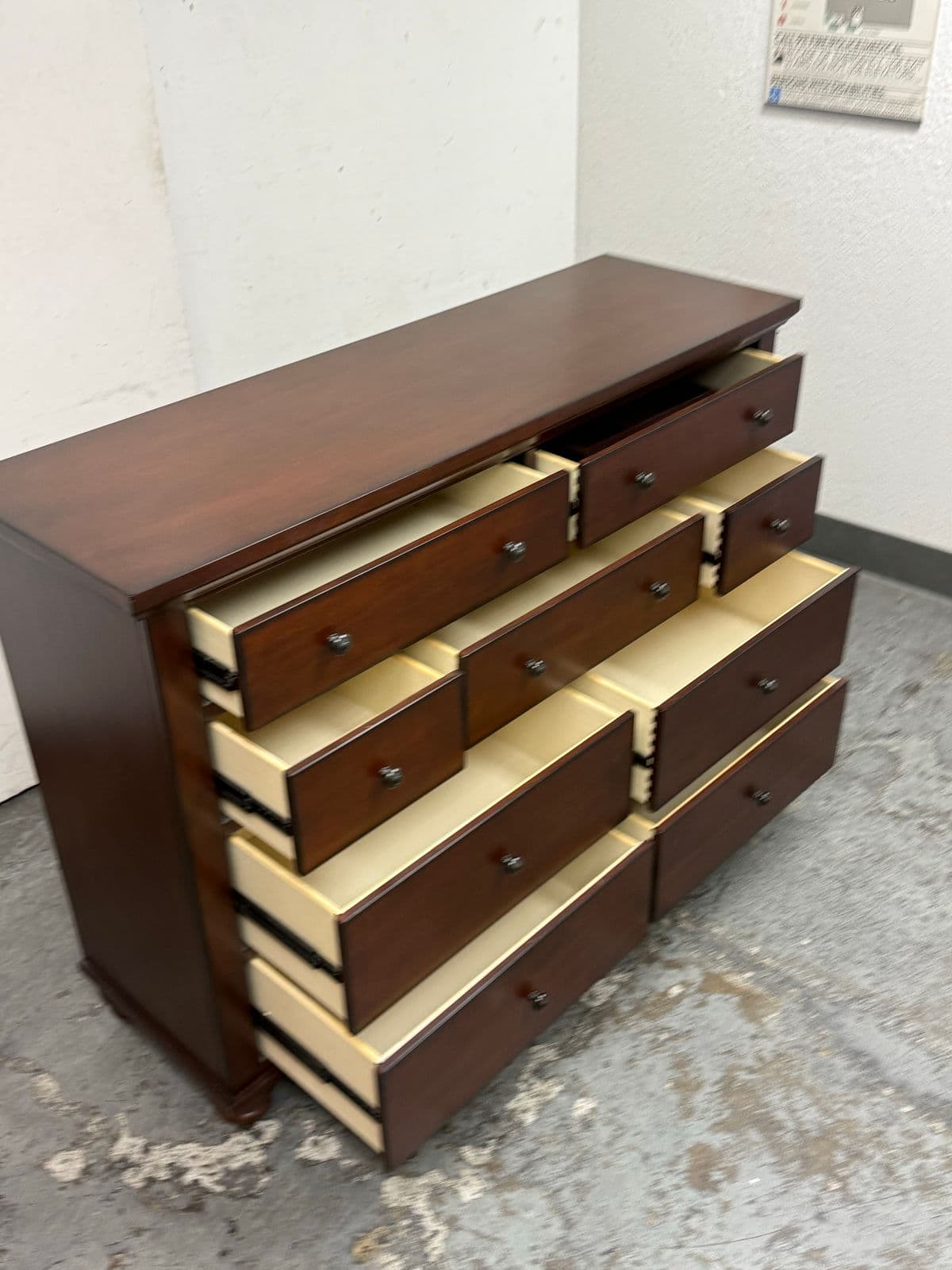 Aspenhome Cambridge Brown Cherry Dresser - Thumbnail 11