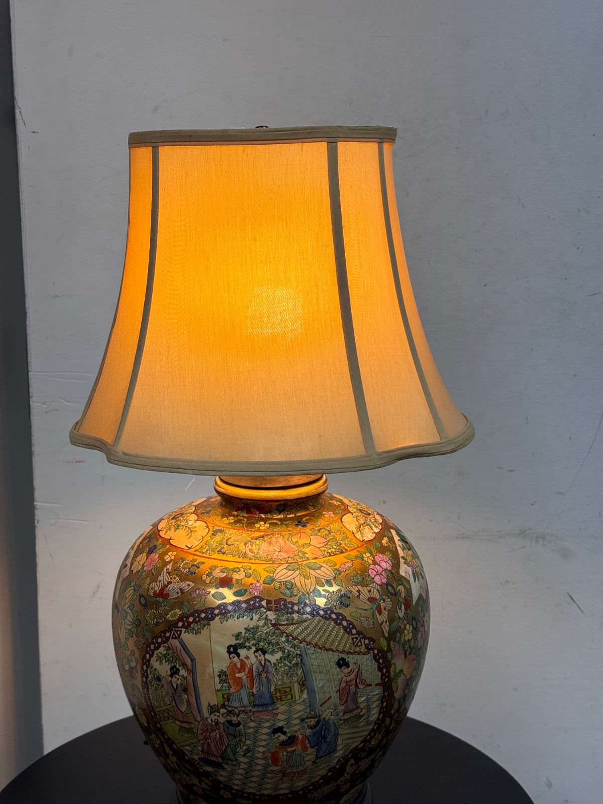 Kalart Satsuma Style Porcelain Table Lamp - Thumbnail 8