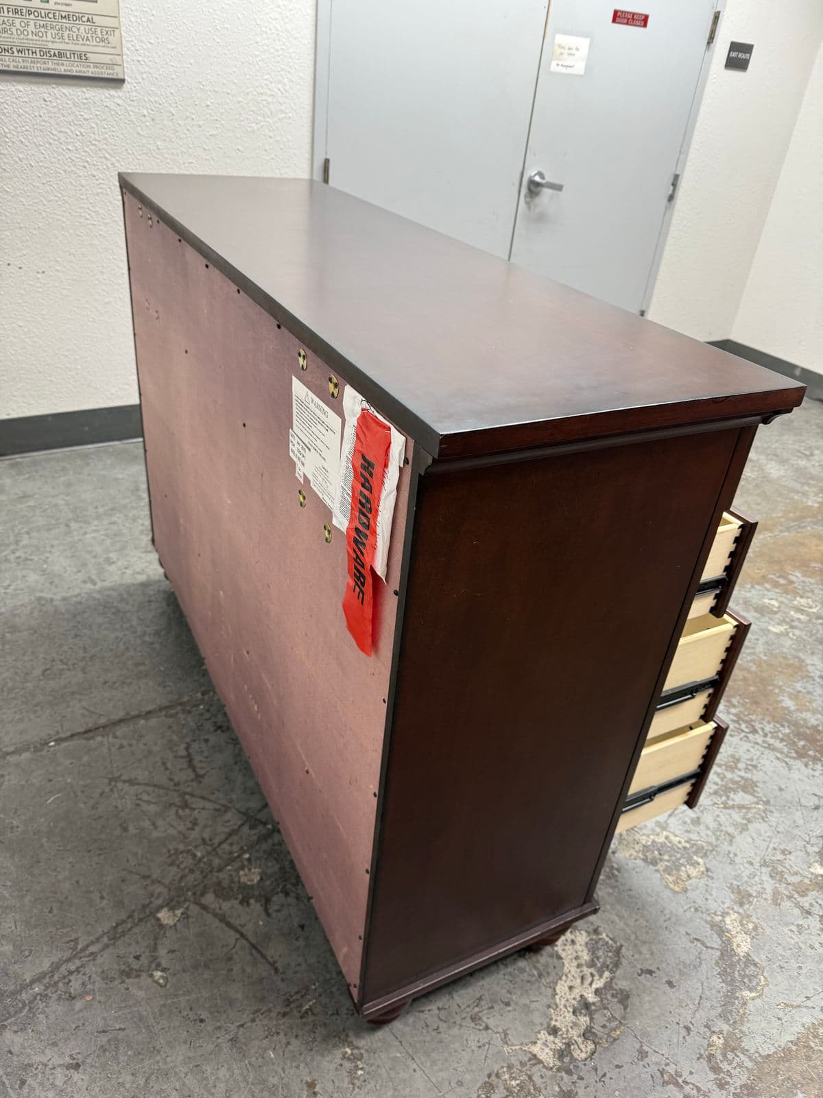 Aspenhome Cambridge Brown Cherry Dresser - Thumbnail 12