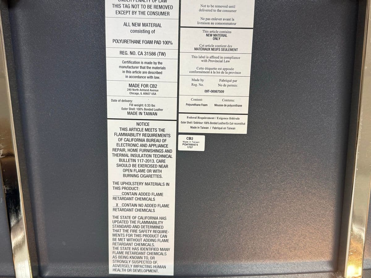 Cb2 Phoenix Carbon Gray Dining Chairs, Set of Six - Thumbnail 13