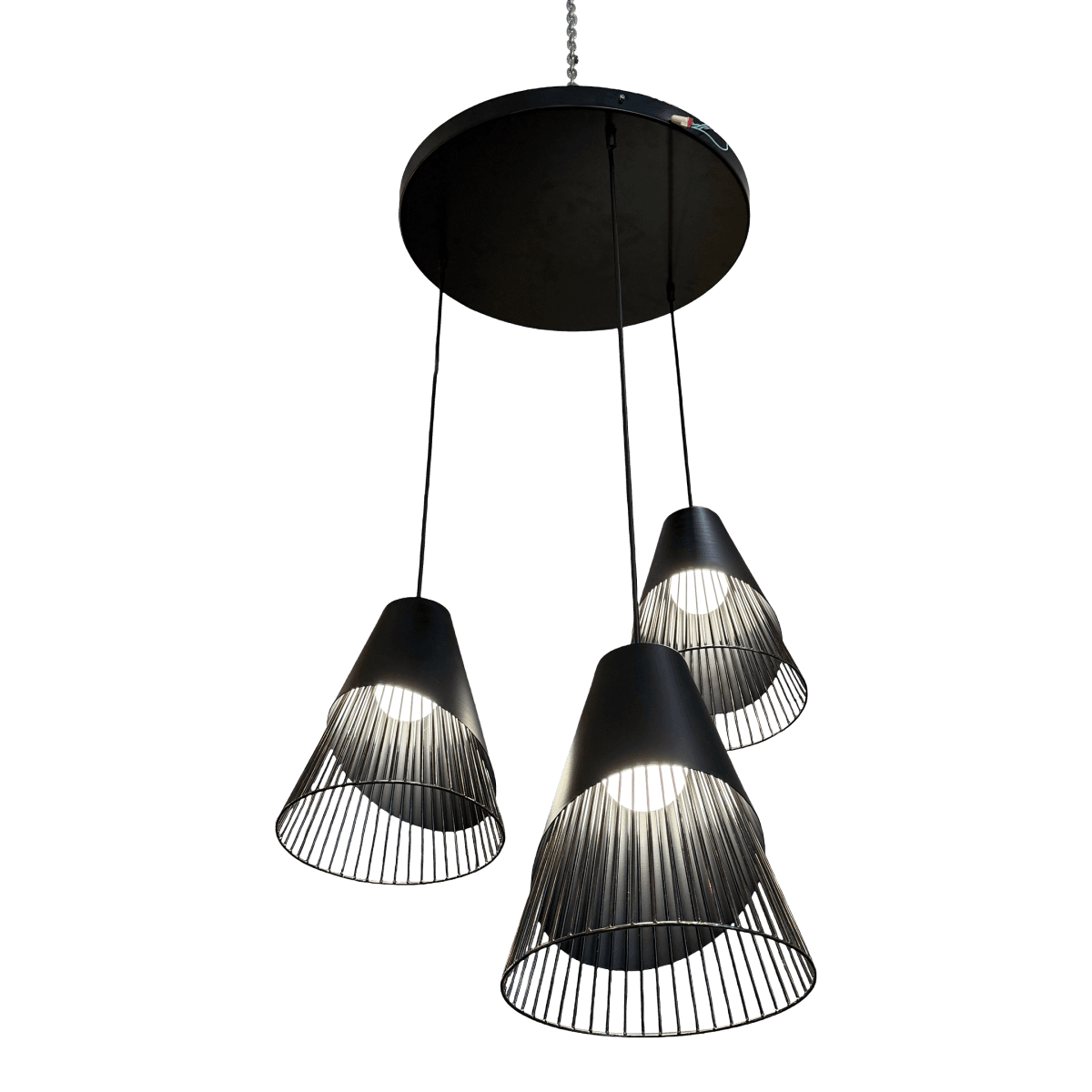 Castor Design Conic Section Three Ellipse Pendants - Thumbnail 2
