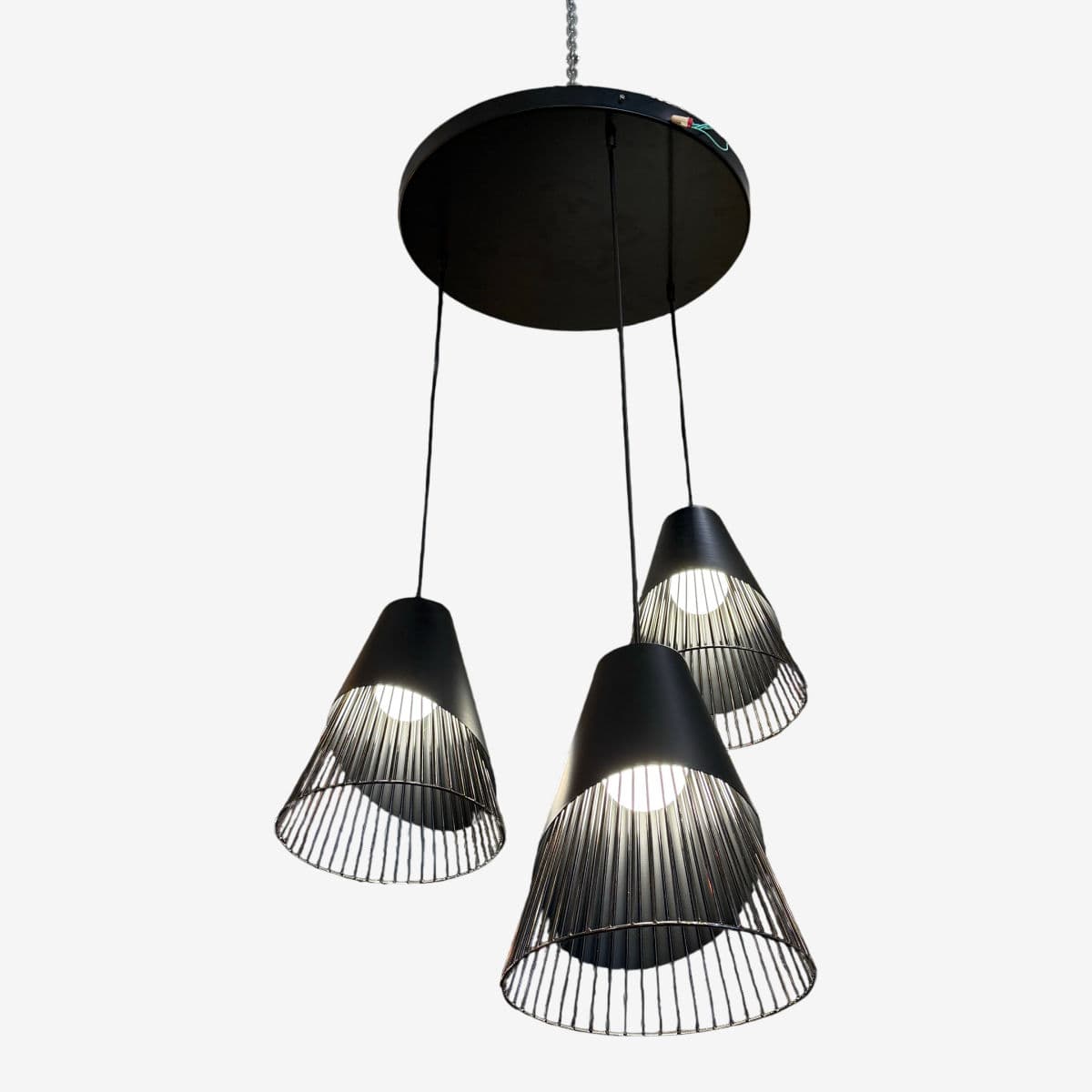 Castor Design Conic Section Three Ellipse Pendants - Image 1
