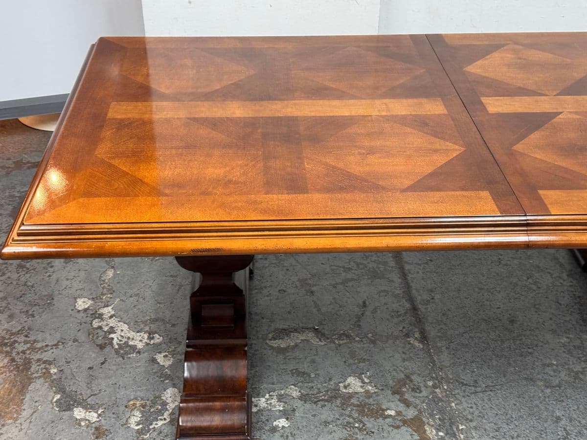 Stanley Furniture Trestle Extension Dining Table - Thumbnail 8