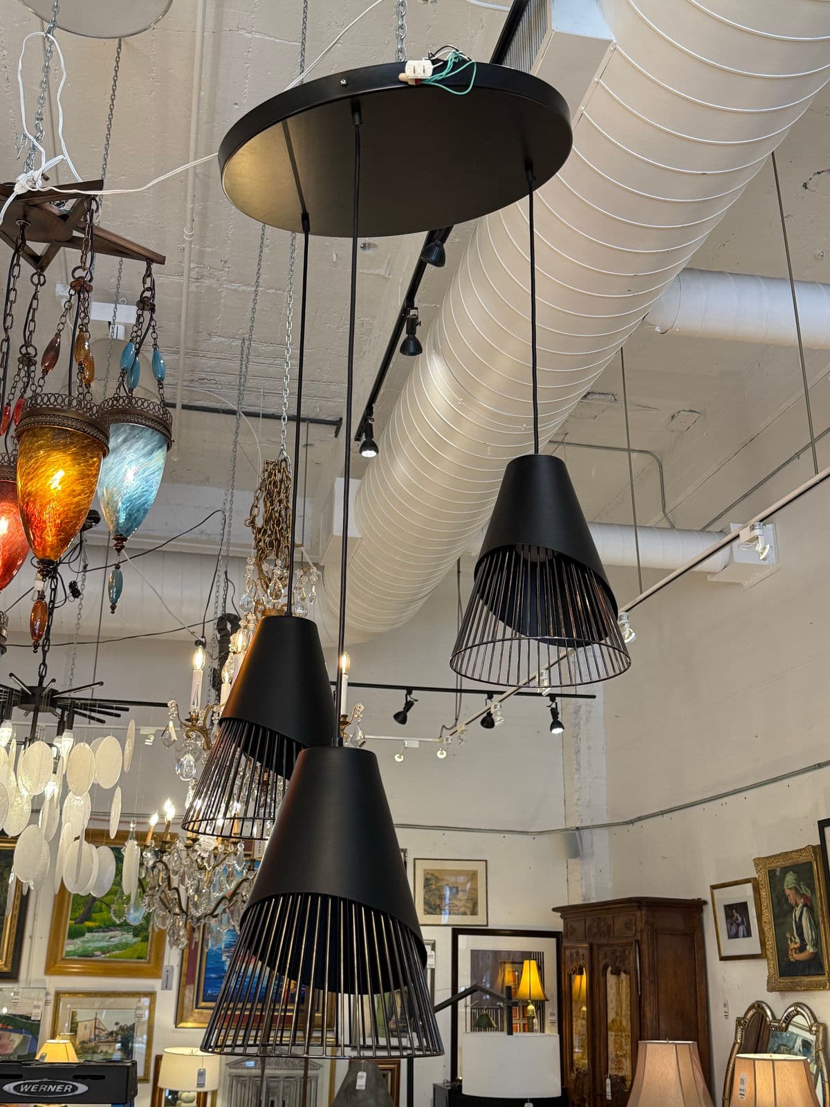 Castor Design Conic Section Three Ellipse Pendants - Thumbnail 3