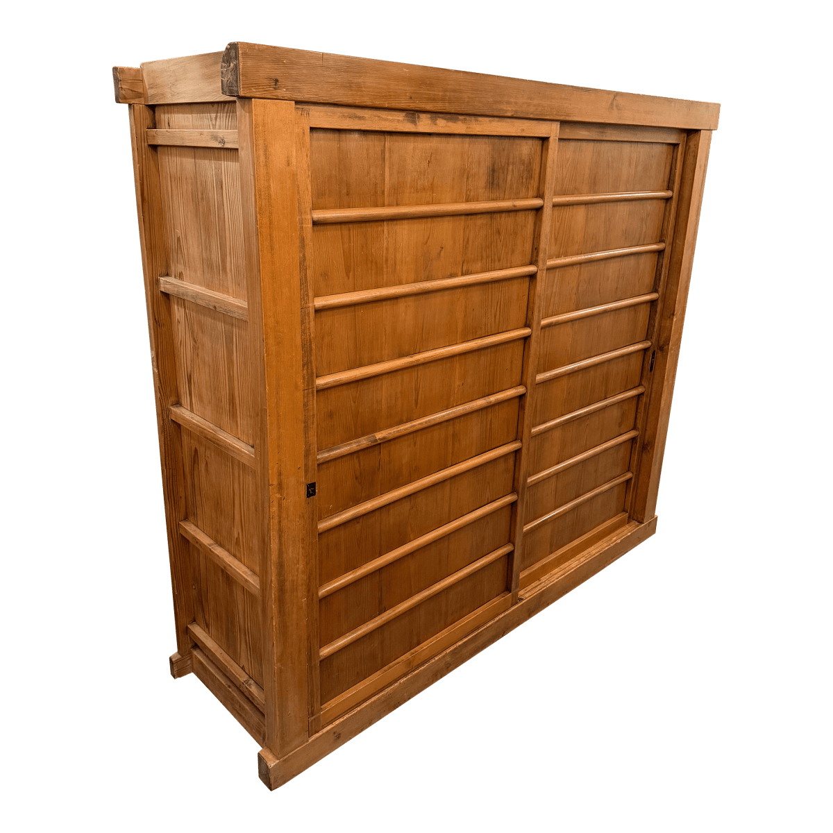 Tansu Storage Sliding Door Cabinet, Vintage - Thumbnail 2