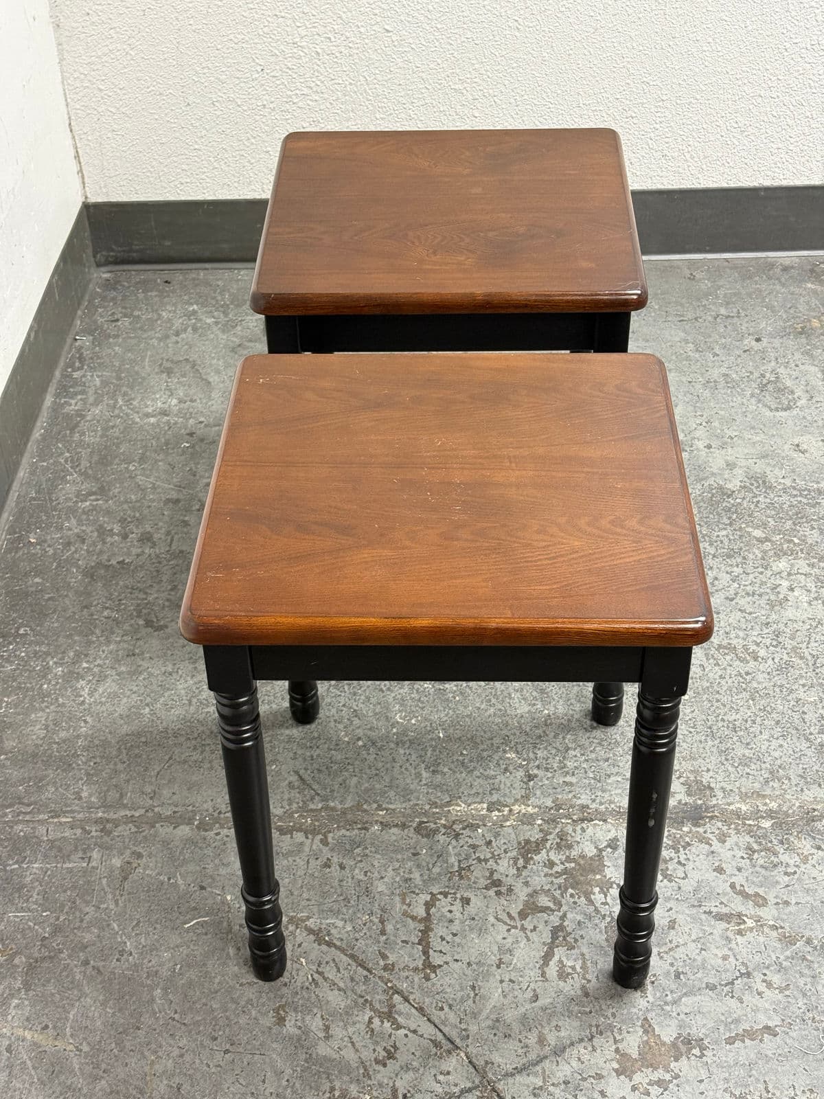 Two-Tone Side Tables, Vintage Pair - Thumbnail 6