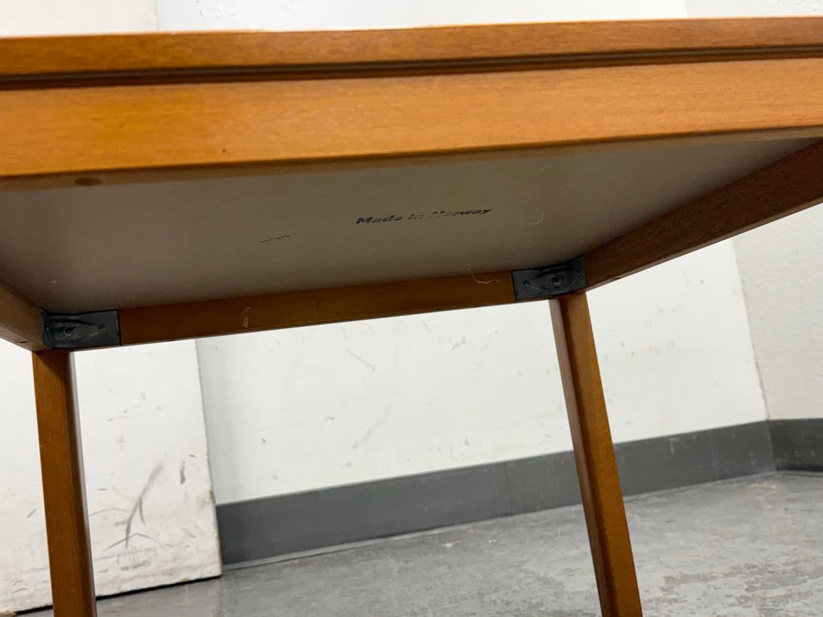 Norwegian Square Side Table, Mid 20th Century - Thumbnail 12