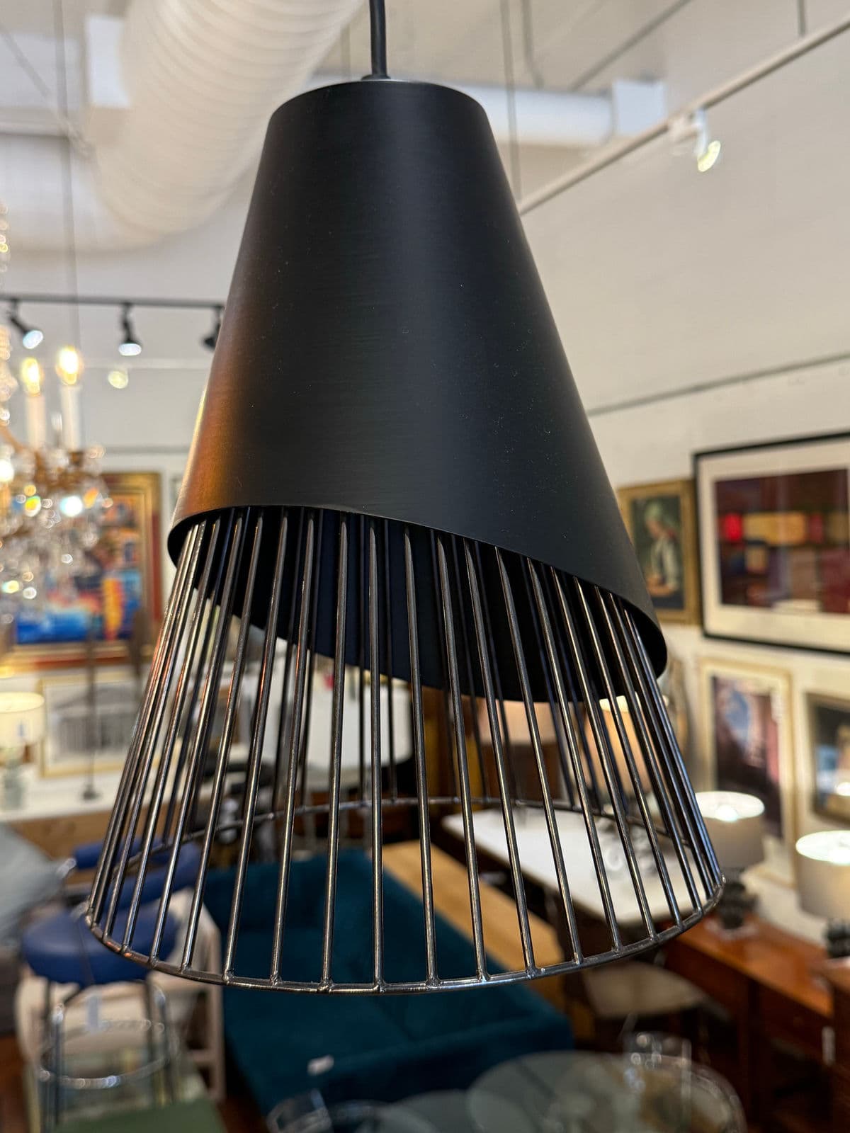 Castor Design Conic Section Three Ellipse Pendants - Thumbnail 8