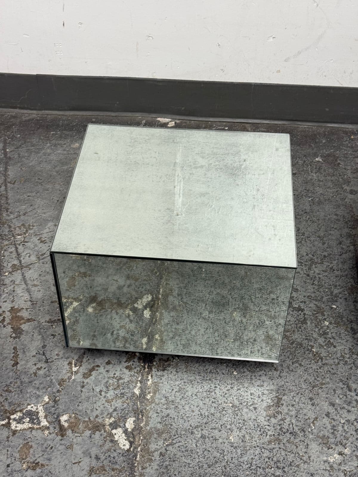 Bespoke Mirrored Cube Side Tables, Pair - Thumbnail 10