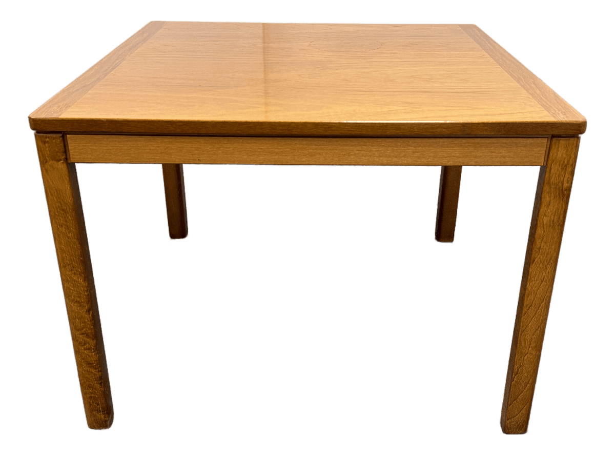 Norwegian Square Side Table, Mid 20th Century - Thumbnail 2