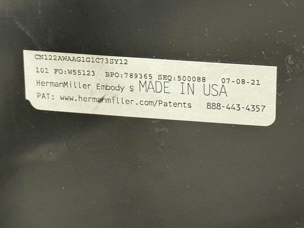 Herman Miller Embody Office Chair - Thumbnail 13