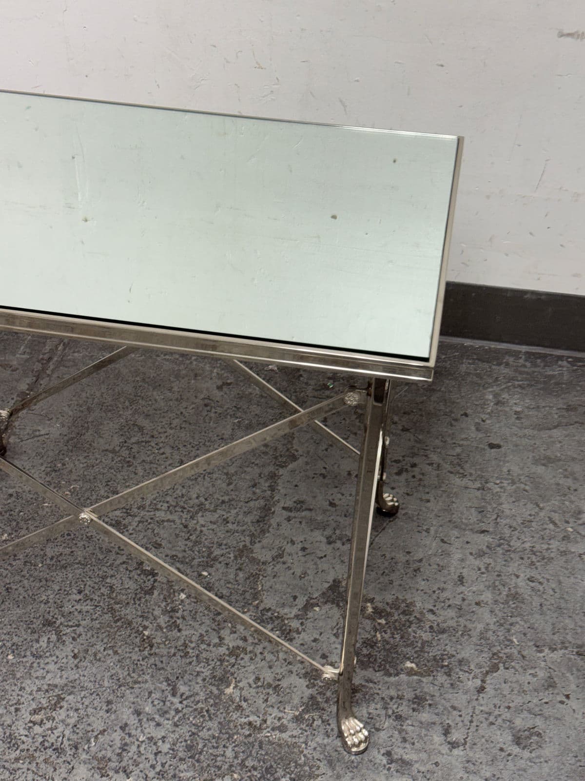 Directoire Rectangular Mirrored Side Table - Thumbnail 8