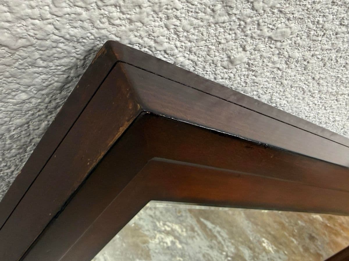 Omexey Home Furnishings Cherry Wood Wall Mirror - Thumbnail 7