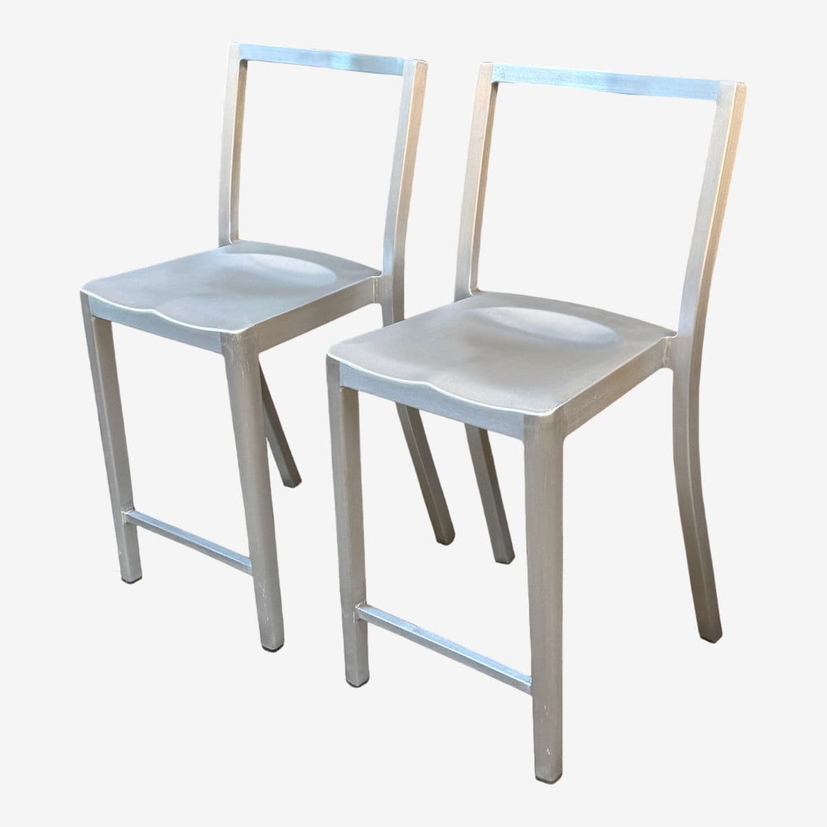 Philippe Starck for Emeco Icon Counter Stools, Pair - Image 1