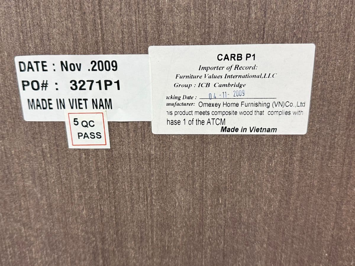 Omexey Home Furnishings Cherry Wood Wall Mirror - Thumbnail 11