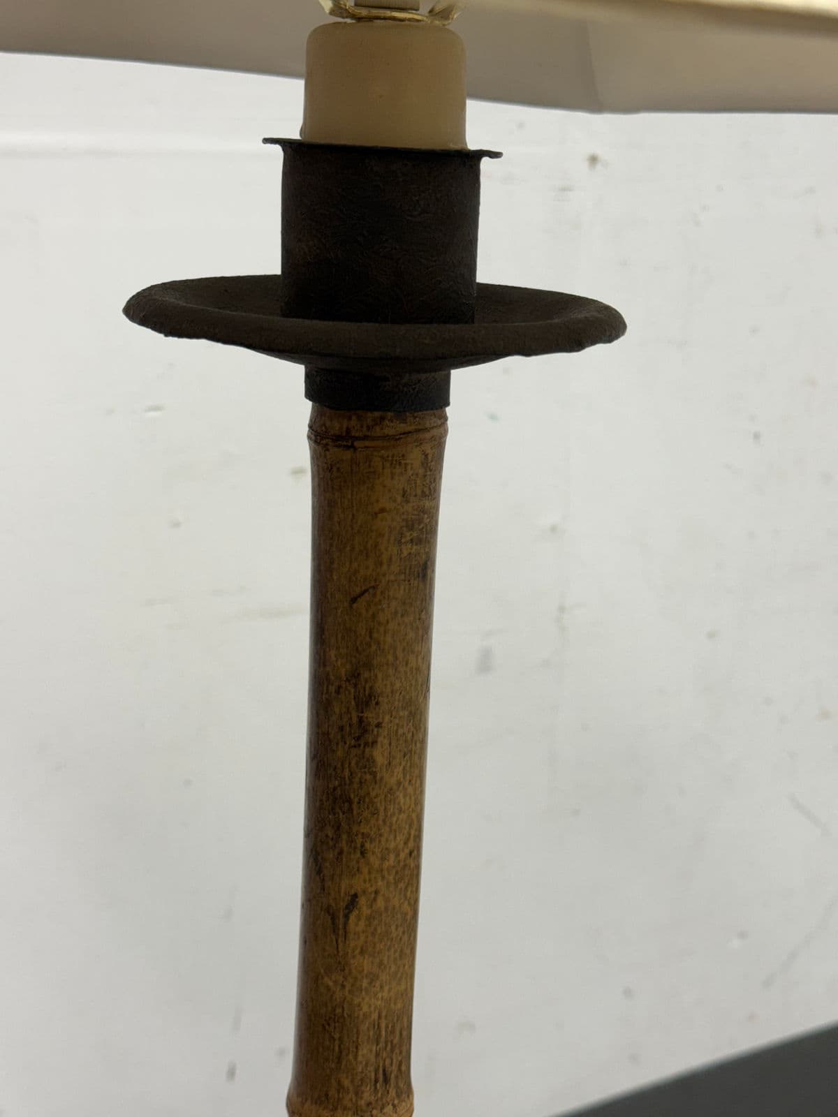 Hollywood Regency Bamboo Form Table Lamp - Thumbnail 7